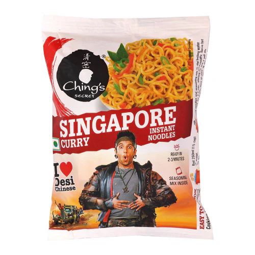 Chings Secret Singapore Curry Instant Noodles (60g) - Sale Item [BBD: 04 July 2026]